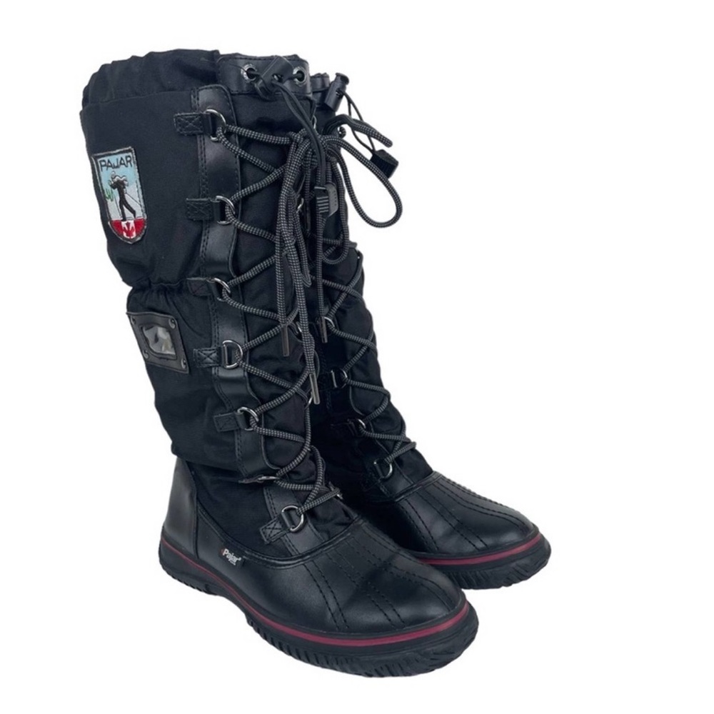 PAJAR CANADA Women's Black Knie High Waterproof Snow boots size EU(39) US(8/8.5)